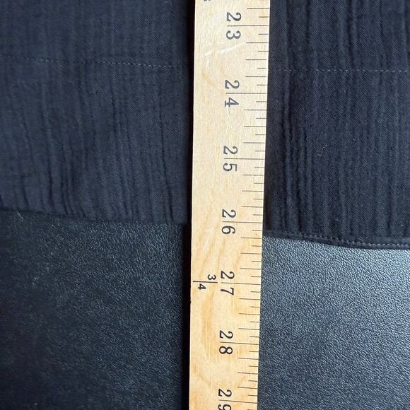 EILEEN FISHER Large Organic Cotton Gauze Pocket Skirt Quiet Luxury Minimalist - Picture 4 of 11